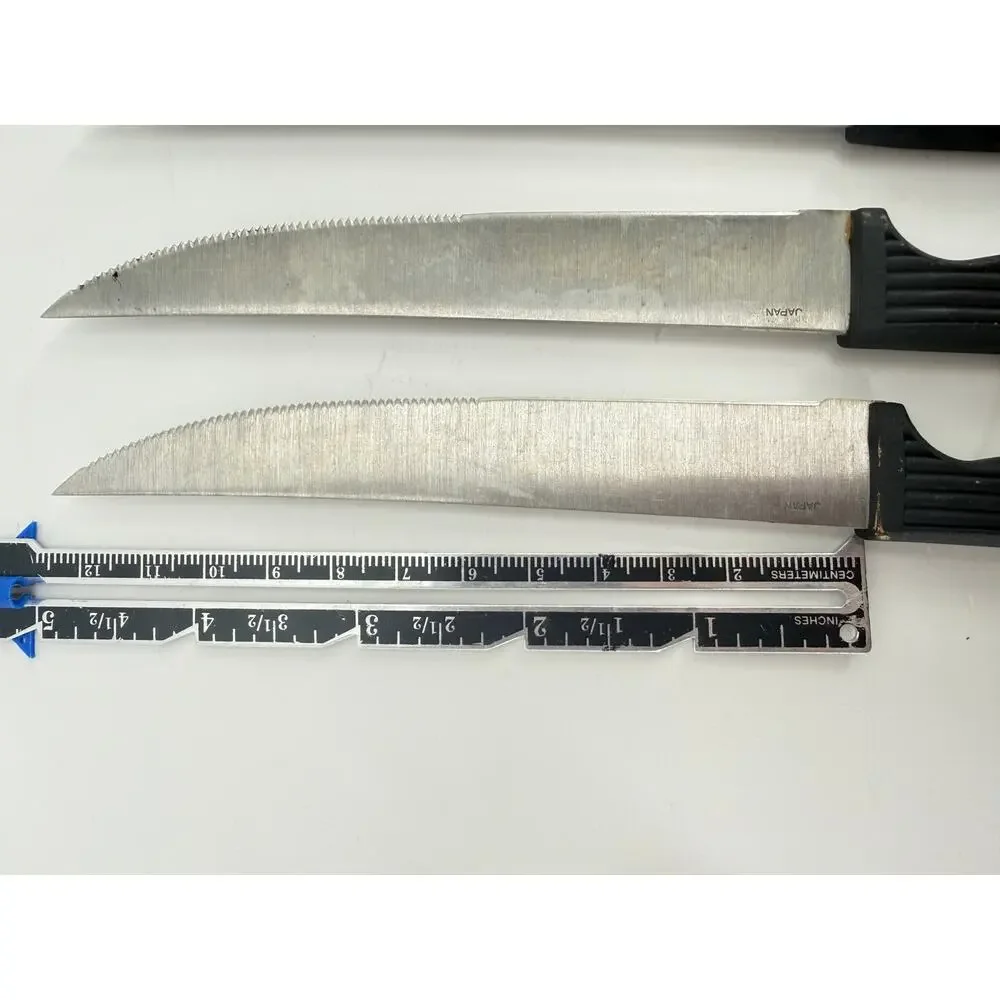 Kershaw Model 9030 Steak Knives Set of 6 Japan High Carbon Stainless Serrated